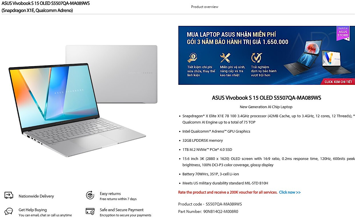 This is what a laptop with Snapdragon X Elite will look like