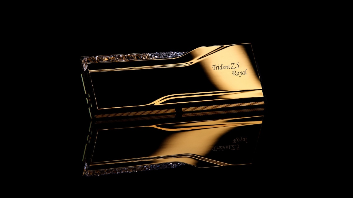 This is what prestige looks like. Gold and silver RAM memories