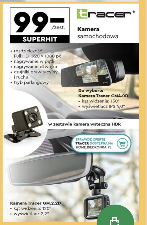 Biedronka tempts drivers. At this price it would be a shame to miss it