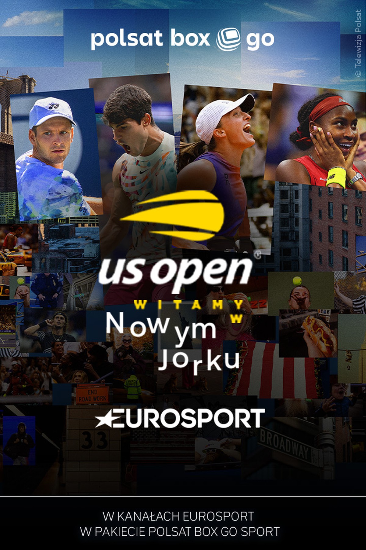US Open 2024 on Polsat Box Go