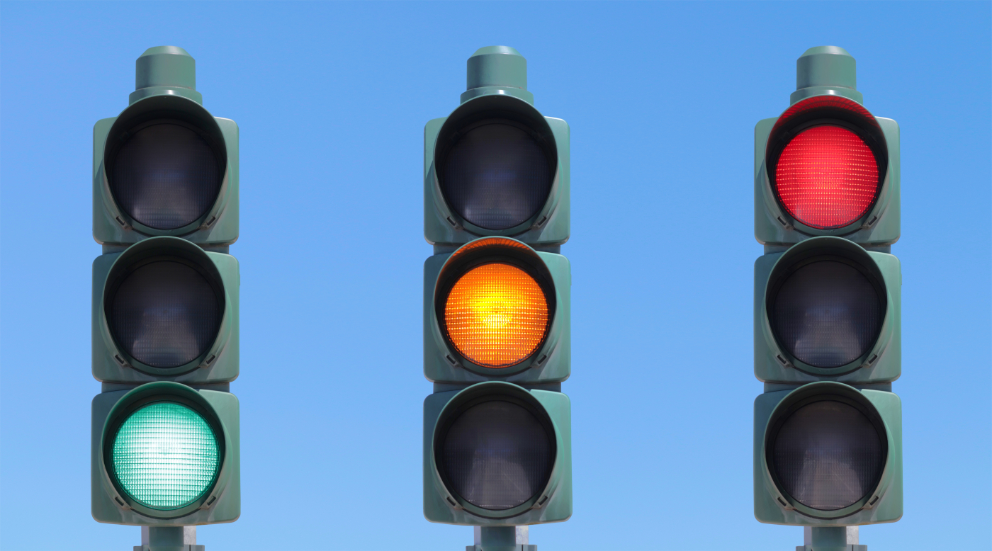 Traffic lights may get a new color
