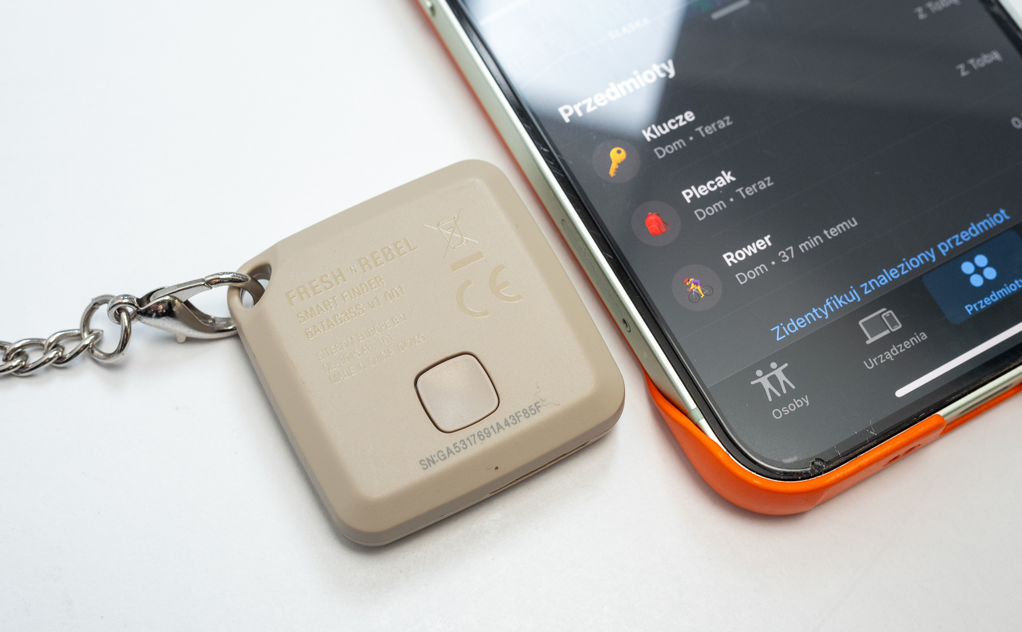 Locator with Action next to iPhone