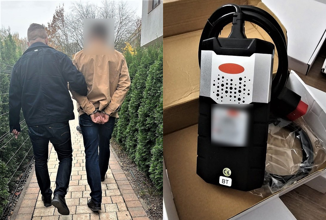 Złapany na gorącym uczynku z lewym sprzętem diagnostycznym