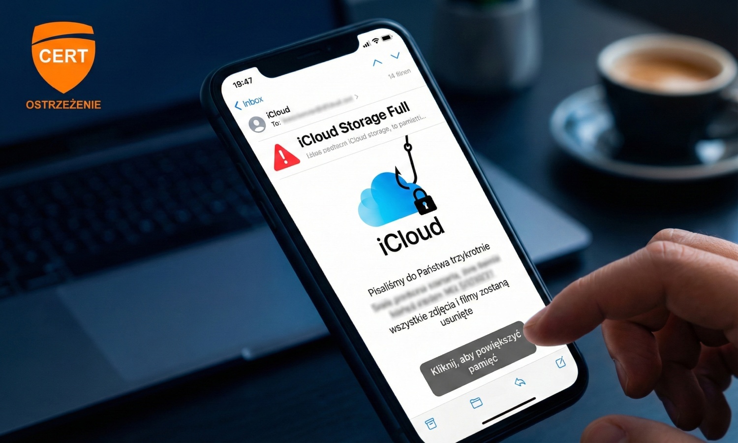 Do you have an iPhone? Be careful with these emails. Your photos are in danger