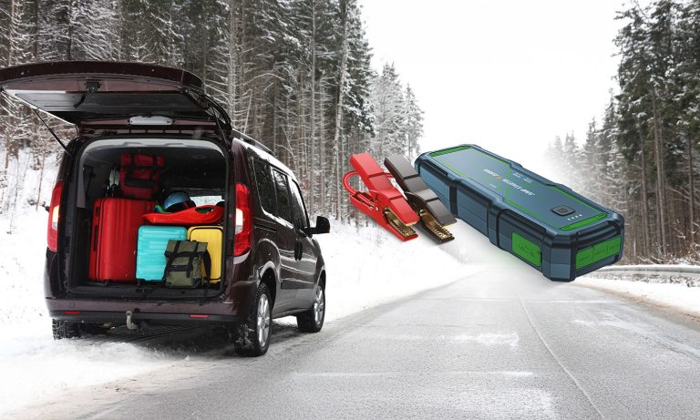 He is not afraid of winter. This power bank will even start a powerful diesel engine