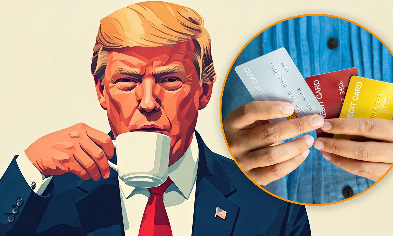 Trump cancels citizens' debts. On the occasion of the 1st birthday of his reign