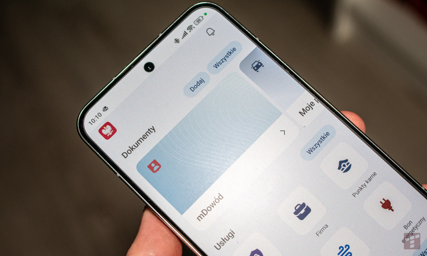 Install mObywatel. The list of new products is impressive