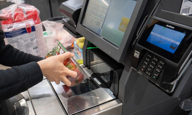 She cheated at the self-checkout. She came up with a way to shop cheaper