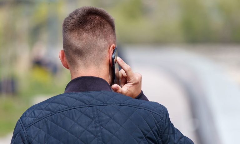 A text message and then a phone call. If you believe, you will be left with debt