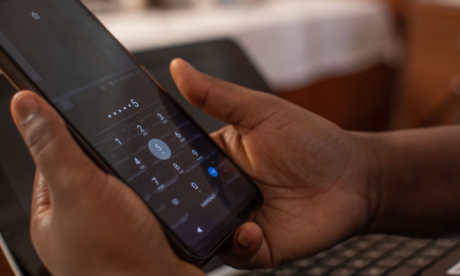 Android will unlock the phone itself, but there is a catch