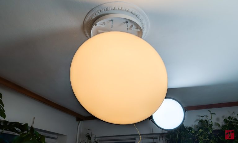 Datura is the queen of ceiling lighting. Philips Hue makes them smart