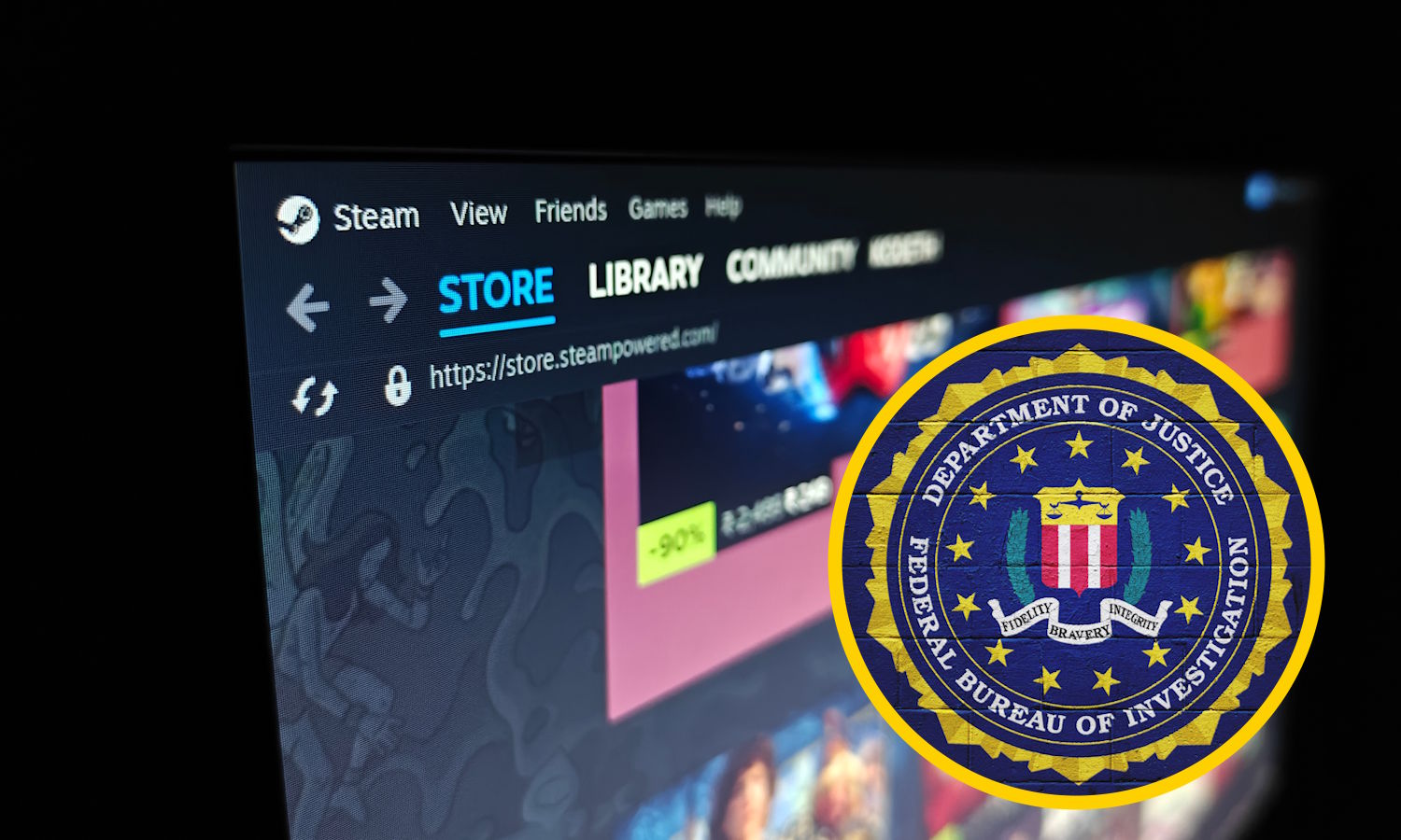 FBI is coming to Steam. The services are investigating the gaming case