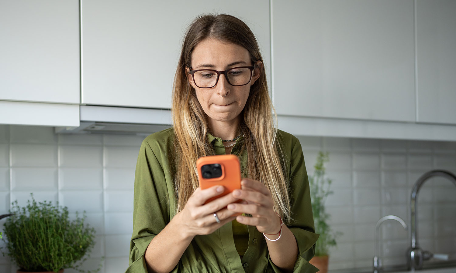 Free text messages got her in trouble. This wasn't what she expected