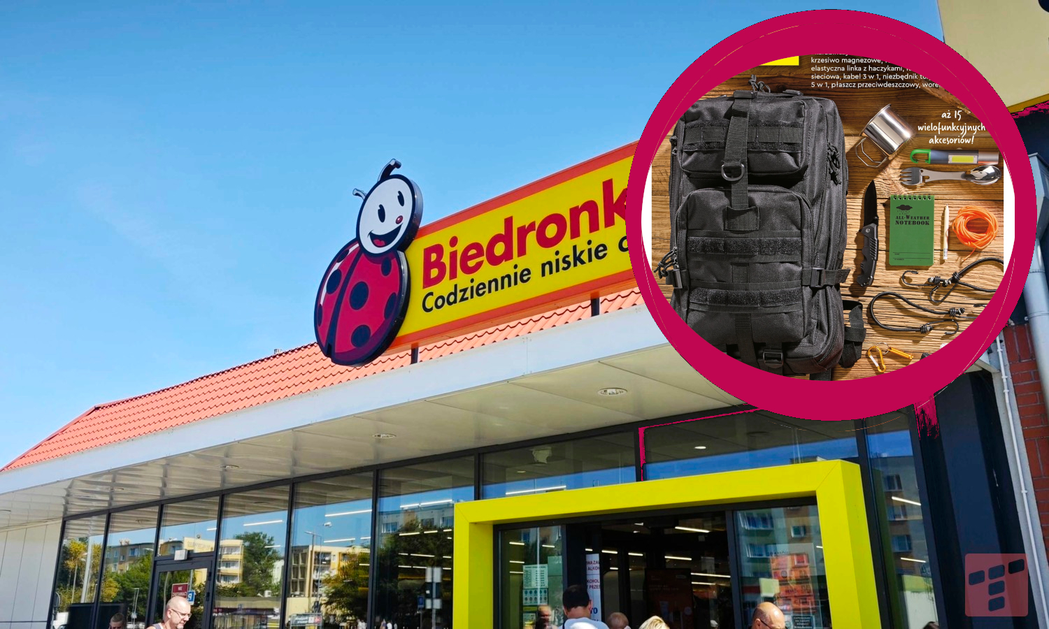 Ladybug dropped her escape backpacks. If you see him, let me know