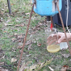 Poles can do it. He picked up garbage from the forest and turned it into fuel