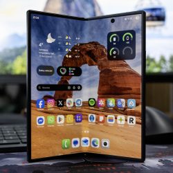 No more annoying furrows. Samsung puts titanium into foldables