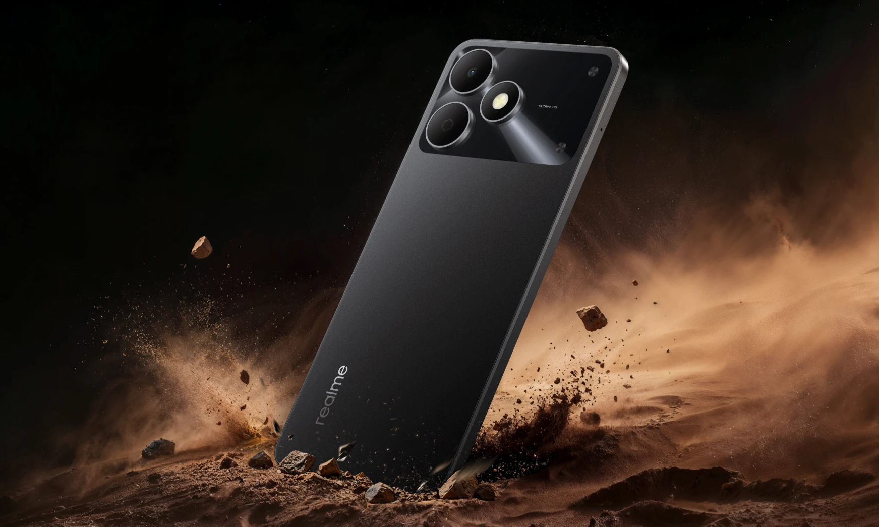 This cheap smartphone will last a long time. New Realme with a reinforced housing