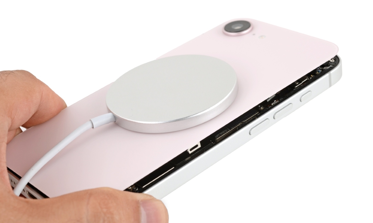 iPhone 17e disassembled into parts. Apple is restoring a key feature