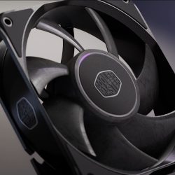 Fans with metal blades. You have to watch your fingers
