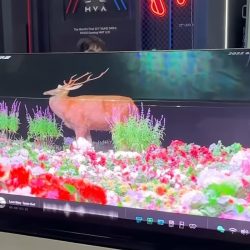 TCL surprises. A giant TV and a foldable OLED monitor