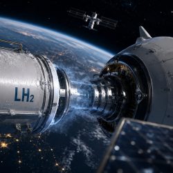 Space refueling over Earth. NASA is testing breakthrough technology