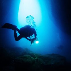 Effects of staying deep underwater. A very characteristic feeling