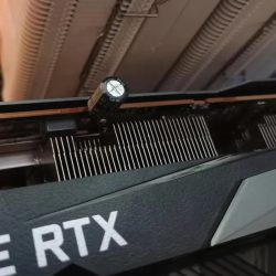 The Serb repaired his son’s RTX3070 using an old radio
