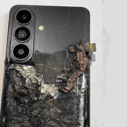 Exploding Samsung Galaxy. This is the 4th such incident