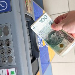 She didn’t take any money from the ATM. The police intervened