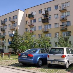 Do you ever park in front of a block of flats like that? It may cost you a lot