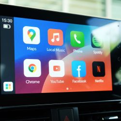 Google has pimped out Android Auto. He will know by now